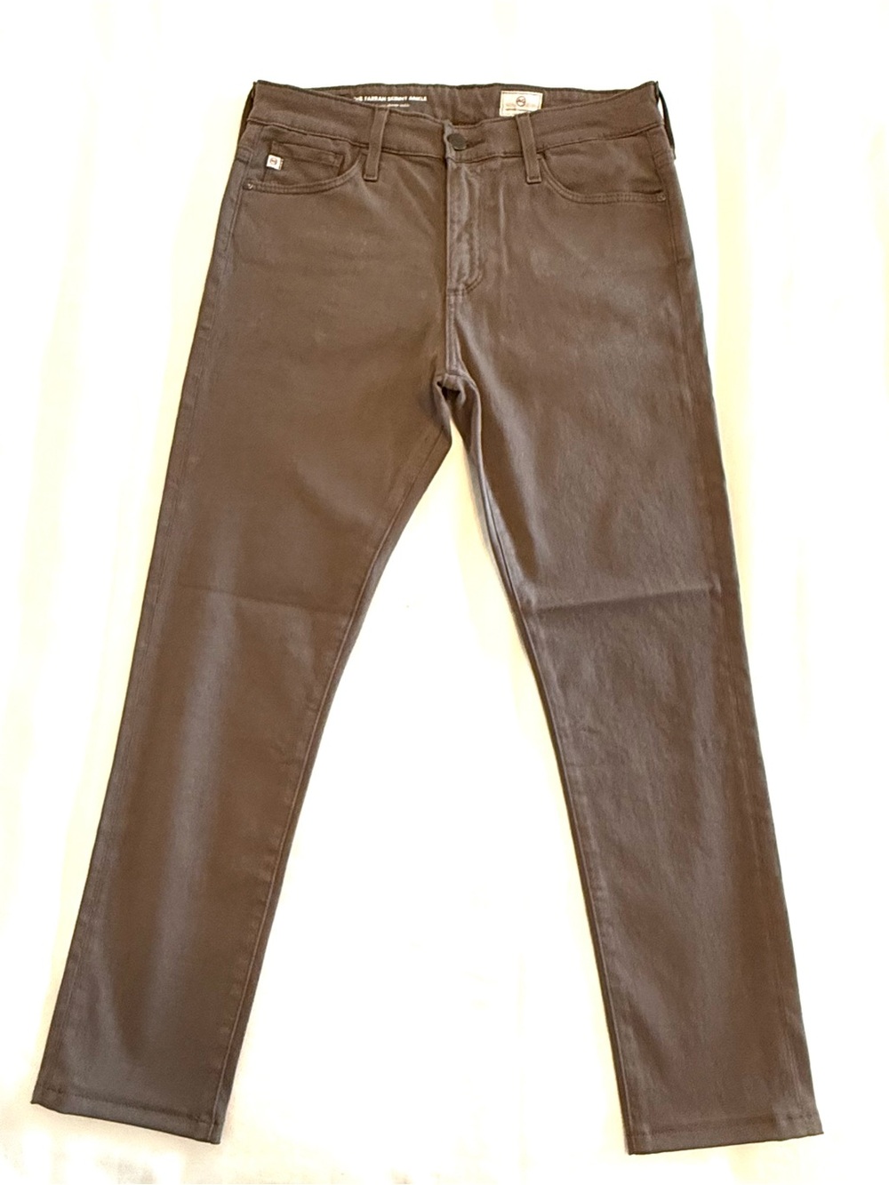 Ag Adriano Goldschmied Farrah Skinny Ankle Jeans in Medium Brown Size 27R